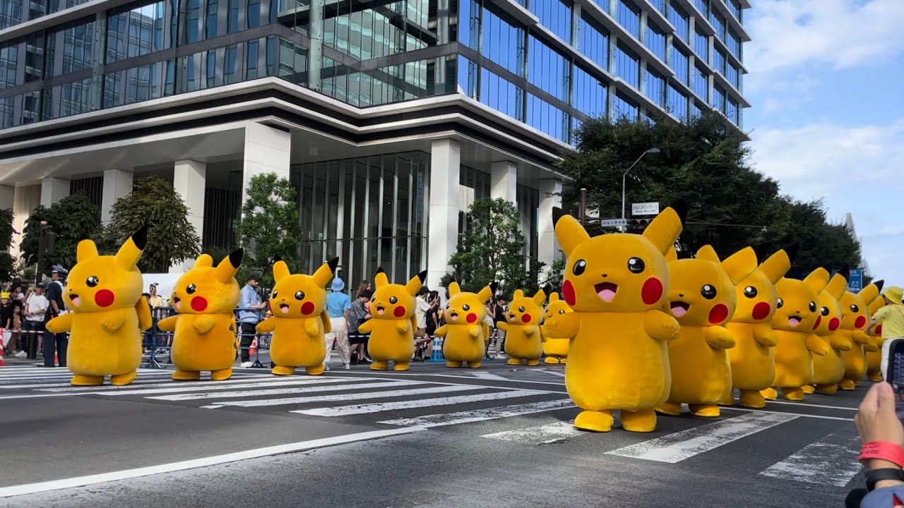 WCS最大級イベント！ピカチュウ　ポケモン大集合パレード！ワールドチャンピオンシップス　みなとみらいイベント