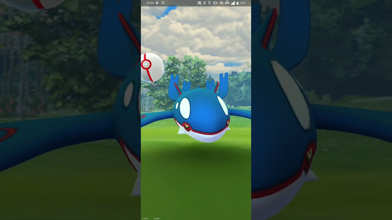 【ポケGO 2023】196：14人レイド「ゲンシカイオーガ」たきのぼり・ふぶき：[01:25]