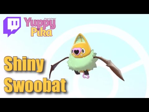 Shiny Swoobat/色違いココロモリ