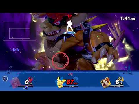 スマブラSP リプレイ タイム制 6758 [23年08年分]【ピチュー 快勝 ※リンチの疑い 2P自分】