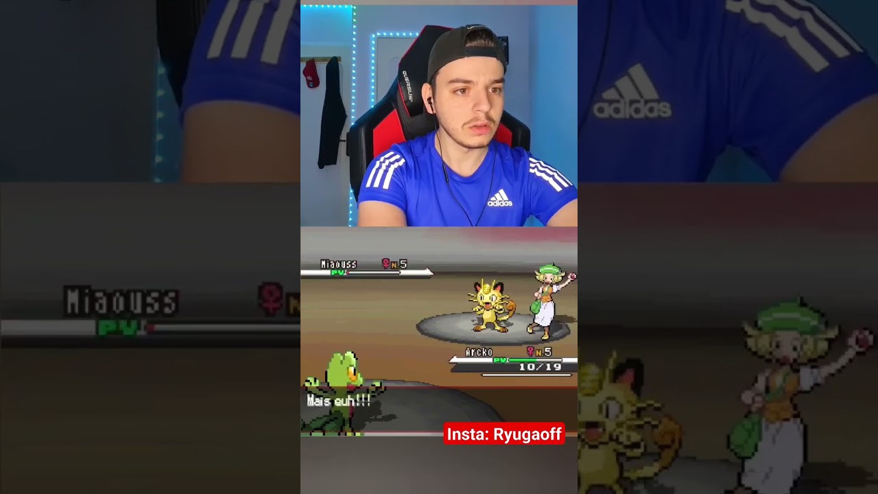 ARCKO VS MIAOUSS POKÉMON NOIRE RANDOM NUZLOCKE HARDCORE