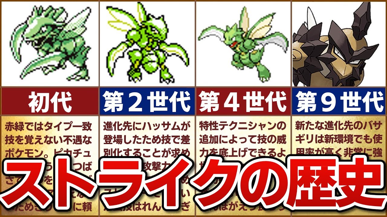 【むしとり大会の神】対戦環境におけるストライクの歴史