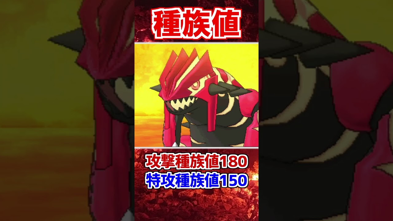 【伝説ポケモン】ゲンシグラードンがスゴすぎる！【ポケモン雑学】#Shorts