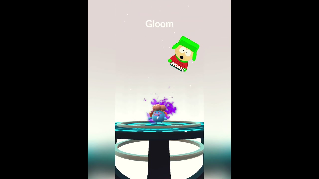 Bellossom Evolving from shadow Oddish Team Rocket  #pokemongo #pokémongo #pokémon #pokemon