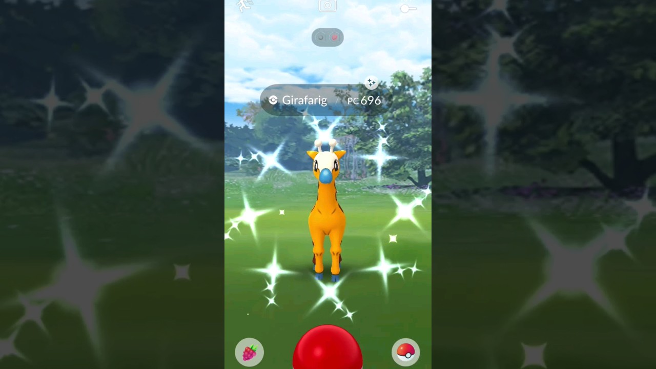 pokémon Girafarig shiny, capturado no Gofest2023. #pokémon #shiny #games