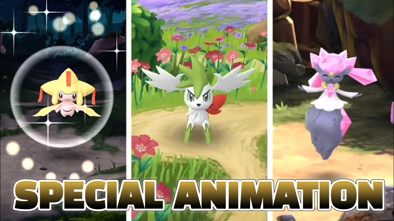 Every Animated Mythical Pokemon Encounter in Pokemon GO