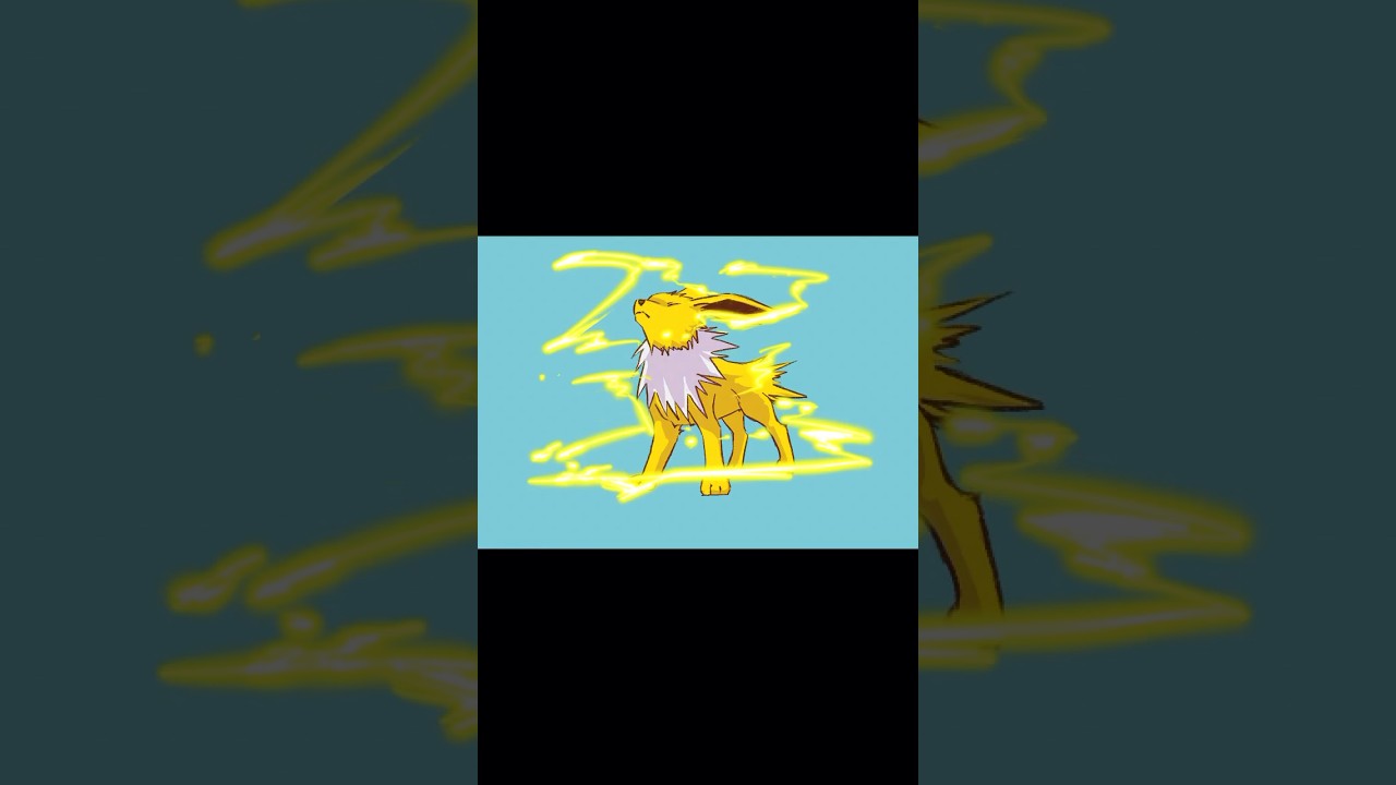 🇯🇵 サンダース(Thunders)🇺🇸Jolteon. #livepaint #2deffect