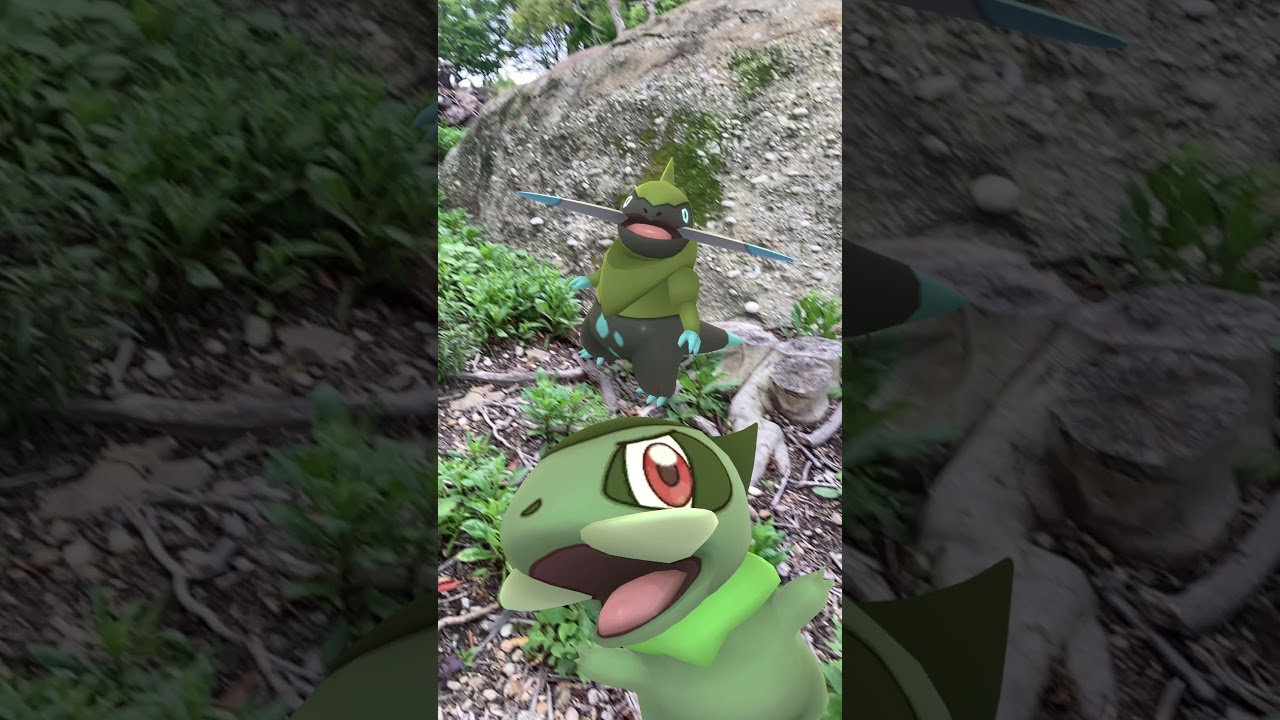 キバゴ｜Axew｜オノンド｜Fraxure｜オノノクス｜Haxorus｜ShinyPokémon【ポケモンGO】PoKeMoN GO AR｜AR動画｜NianticAR｜三熊山｜淡路島