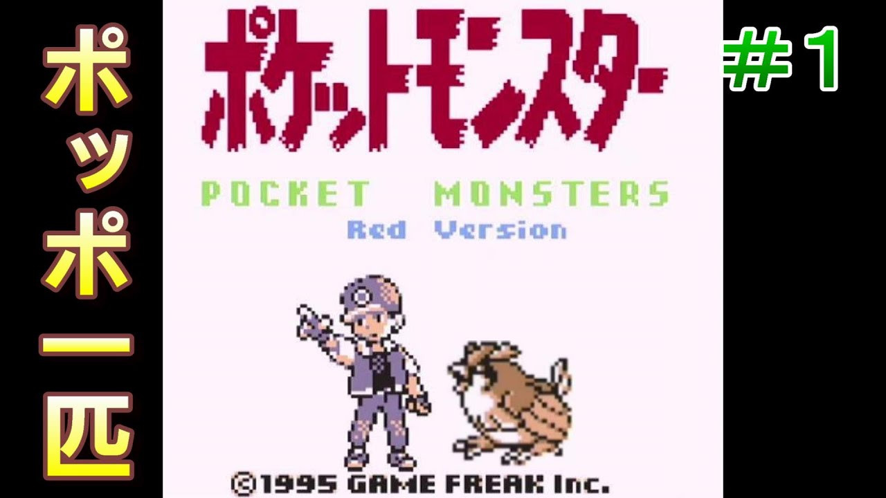 ＃１　ポッポ一匹でありとあらゆる方法でクリアする(できんかも)【ポケモン】【ゲーム実況】