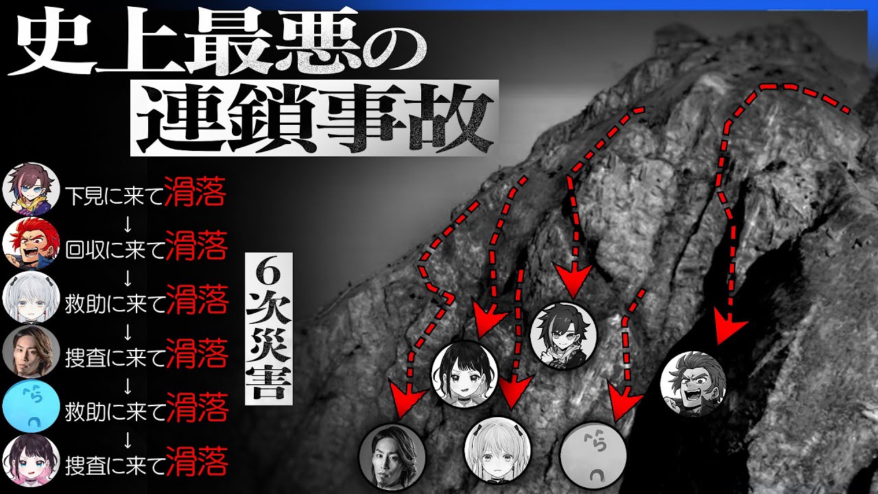 山頂での単独事故のはずが、救急隊が総動員される事態にまで発展してしまう恐怖の山【GTA5/VCRGTA】
