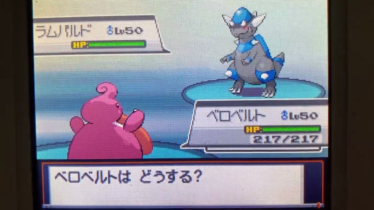 バトルファクトリー 金ネジキ レベル 50 127連勝目
