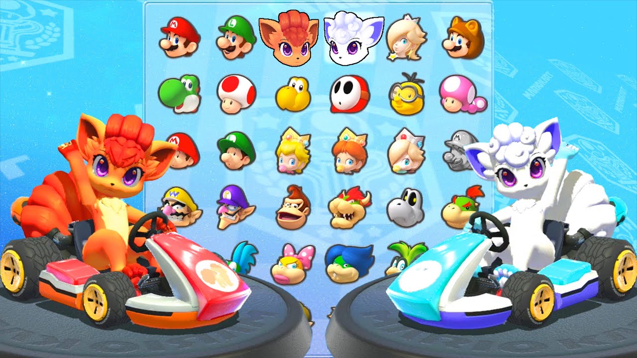 【マリオカート8デラックス】ロコンとアローラロコン(スタンダードカート)でNintendo Switch の最高のレーシング ゲーム