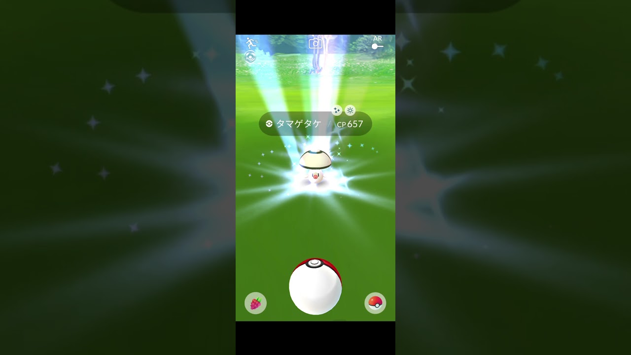 タマゲタケの色違いGET!!#ポケモンgo #ポケモン #shorts