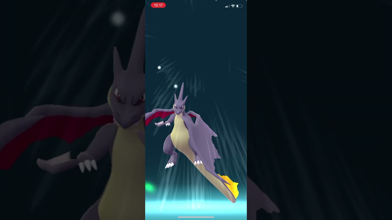 【ポケモンGO】色違いメガリザードンYへメガシンカさせる！コミュニティデイ #shorts