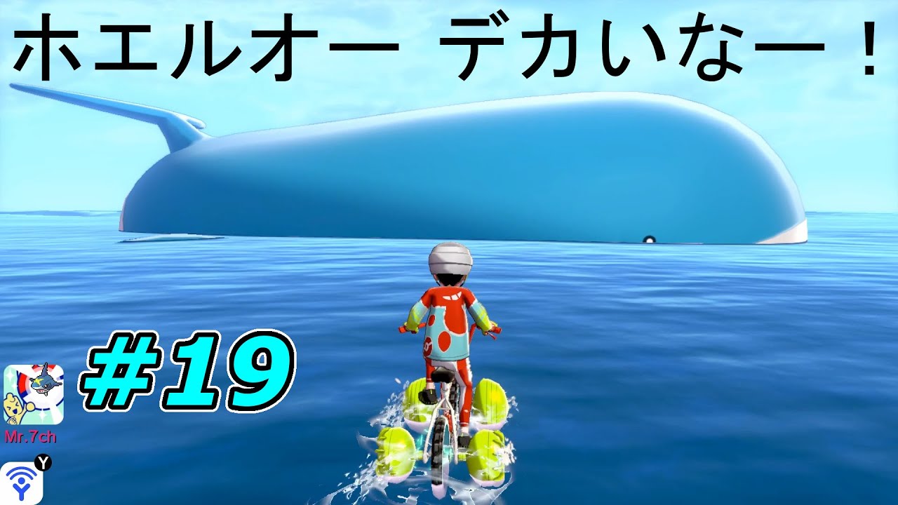 【実況】ホエルオー、デカっ！【ポケットモンスター シールド】Part19