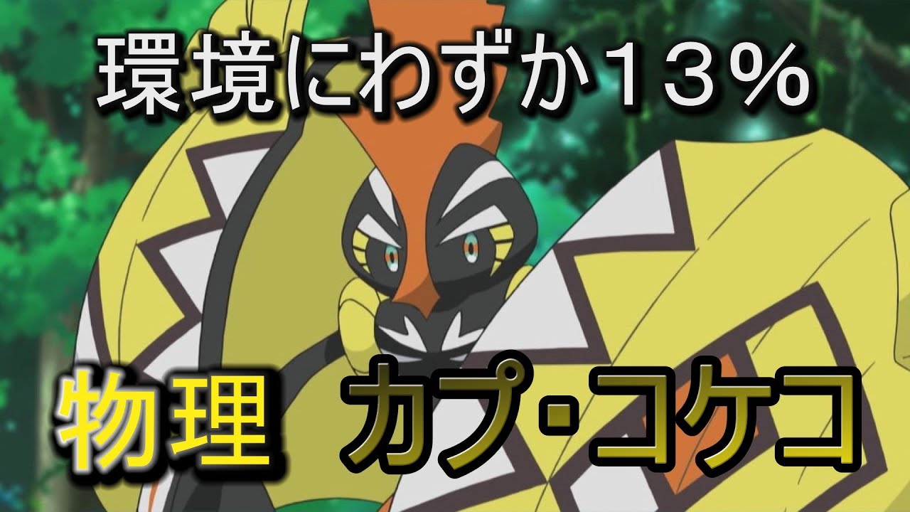 【環境わずか】逆張り物理カプ・コケコ【13％】