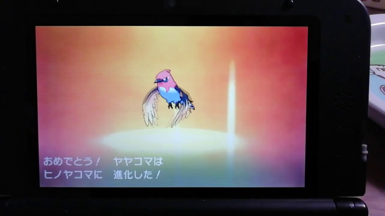 【ポケモンサン&ムーン】ヤヤコマのしんか