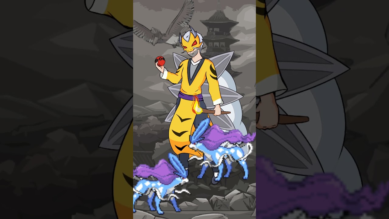 Pokemmo suicune y raikou #jhoto #pokemmo #mmo #pokemon #hackroms