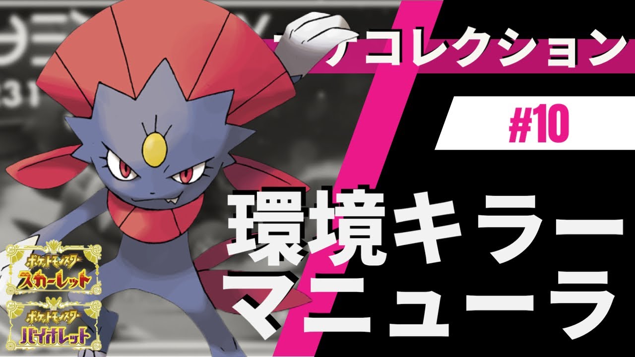 マニューラをエース運用する戦術はこちら！仮想敵はハバタクカミ！推しポケコレクション #10 マニューラ【ポケモンSV】【追加DLC】【スカーレット・バイオレット】【ゼロの秘宝】