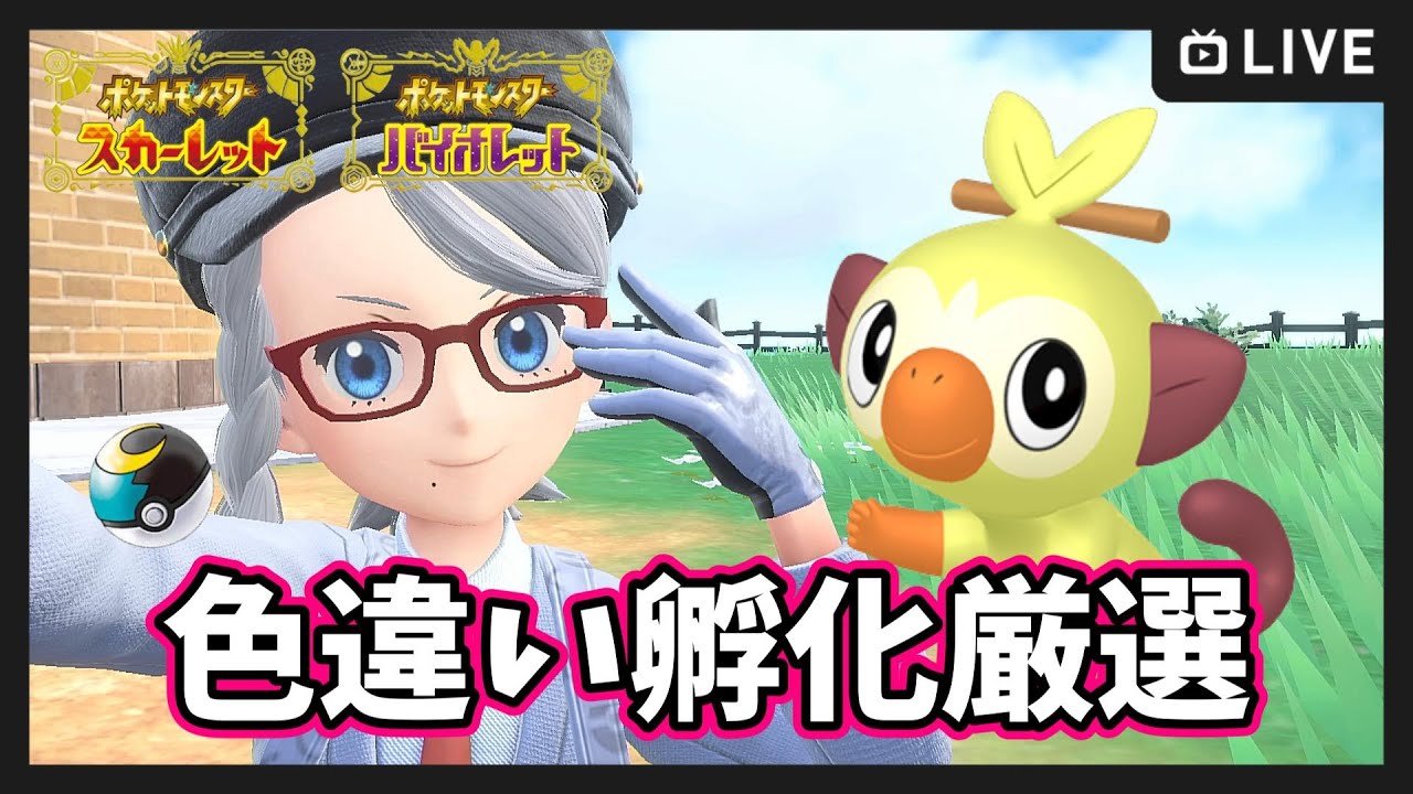 【ポケモンSV】色違いサルノリ 久しぶりの孵化作業枠【ポケットモンスター スカーレット・バイオレット】