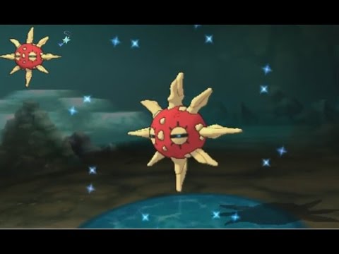 3DS【ポケモン ORAS】 shiny Solrock 色違い ソルロック 色違 太陽岩