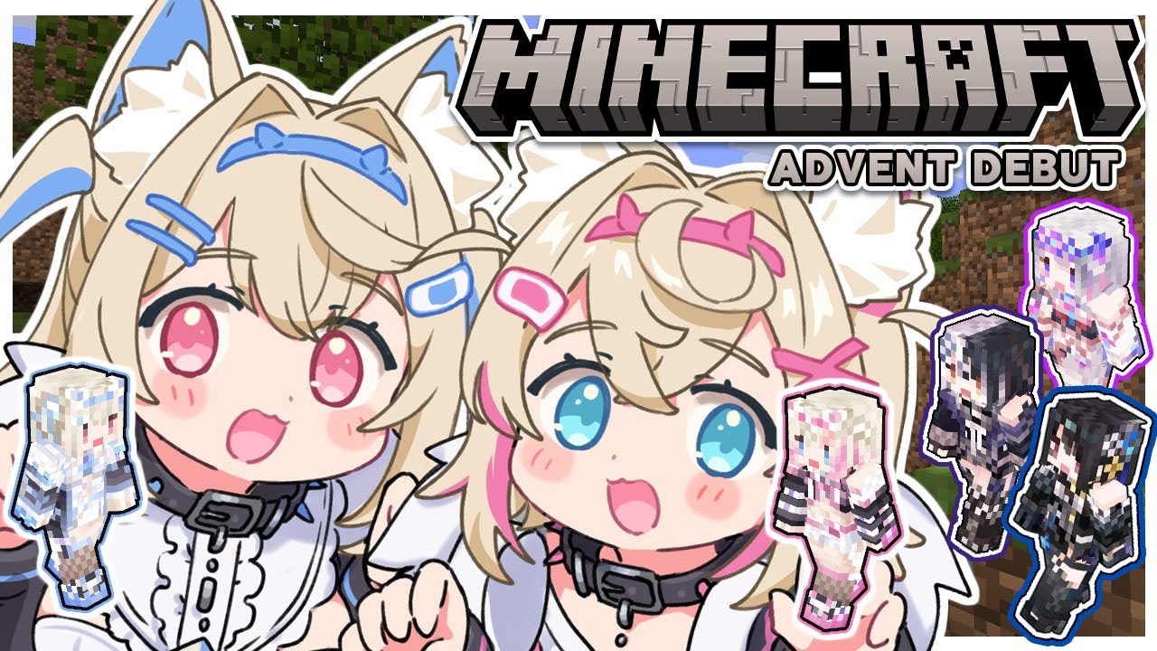 【MINECRAFT DEBUT】first time exploring the holo server 🐾 #holoAdvent