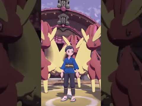 【Pokémon LEGENDS アルセウス】オヤブンミミロップを６体集めてトレーナーの周りに囲ませてみた【性癖】#shorts