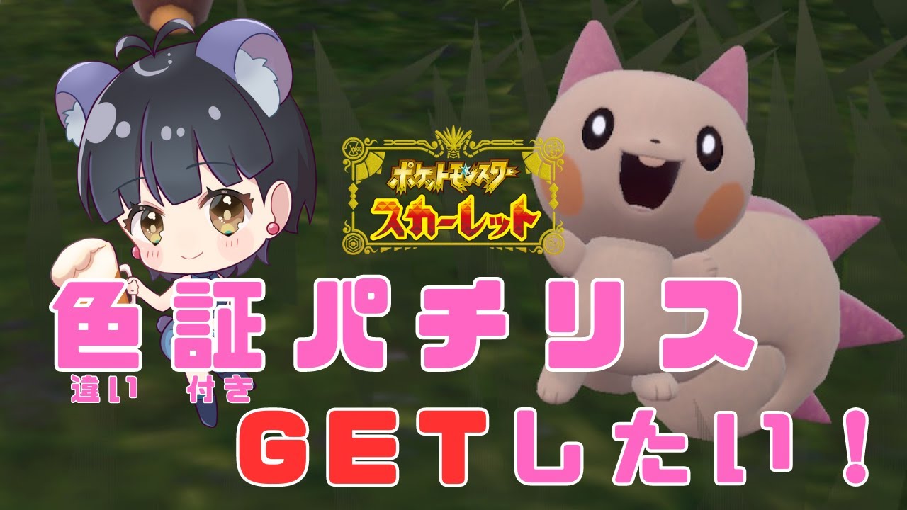 【ポケモンSV】色違い証付きパチリスをGETしたい！！【色違い厳選】