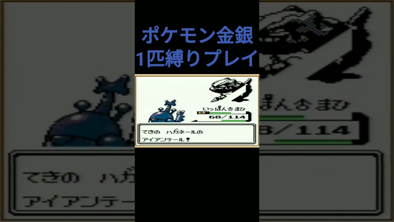 【ポケモン金銀】ポケモン金銀1匹縛りプレイ!!ヘラクロスver【縛りプレイ】#ポケモン金銀 #縛りプレイ #ヘラクロス #ゲーム実況