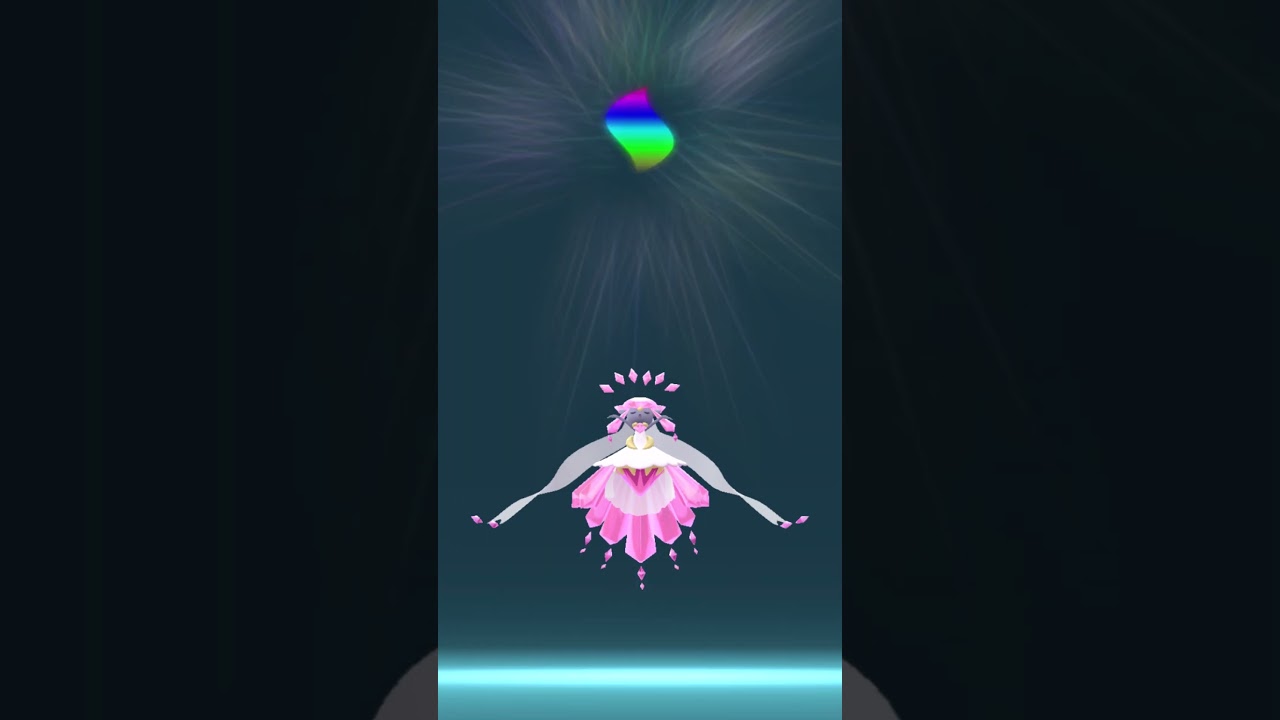 メガディアンシーへ👗✨ #pokemongo #ポケgo #ポケモンgo #shorts