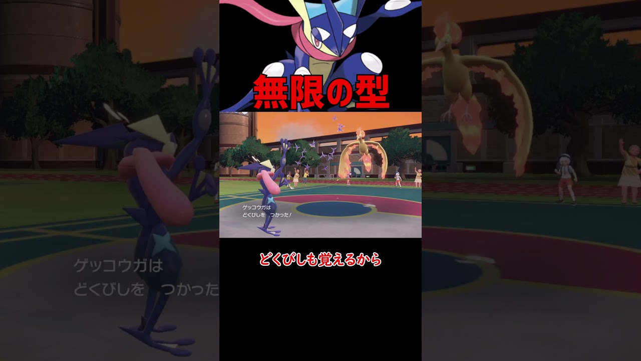 型が無限にある ゲッコウガ【ポケモンSV】【ロマン】