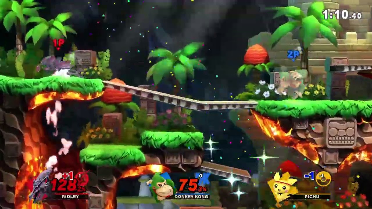 スマブラSP リプレイ タイム制 6827 [23年09年分]【ピチュー 歓声 煽り多数 3P自分】