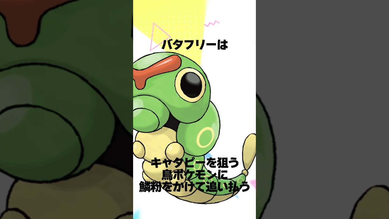 【ポケモン】バタフリー系統に関する雑学 #shorts
