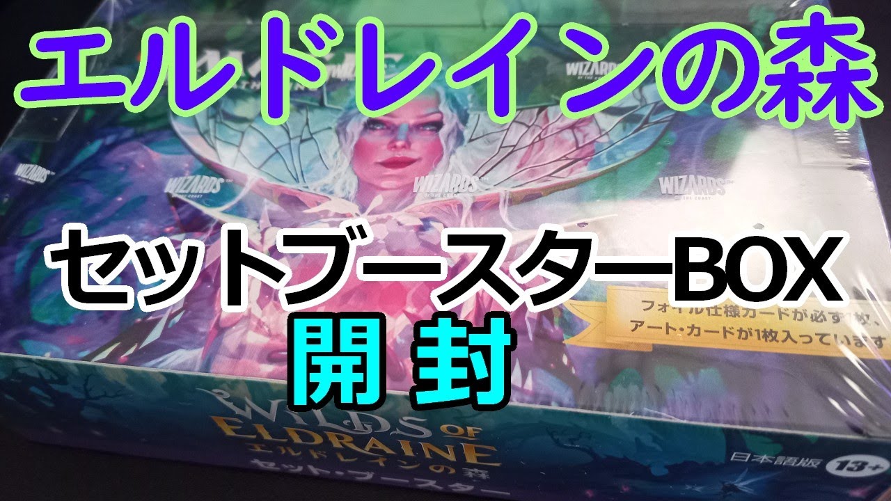 【MTG】【開封】エルドレインの森 セット・ブースター BOX