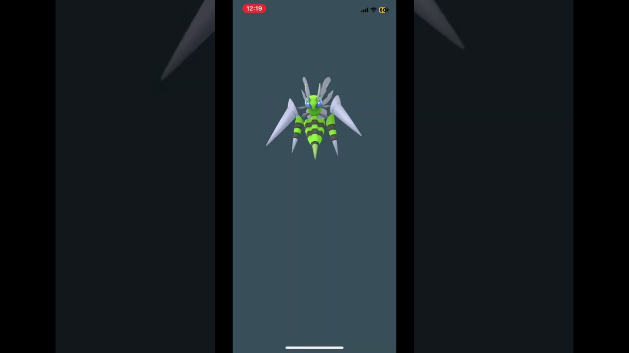 【初色違いメガスピアー】#shorts #shiny pokemon #mega pokemon #pokemongo #色違いメガスピアー　#ポケモンgo #色違いメガポケモン　#色違いメガポケモン