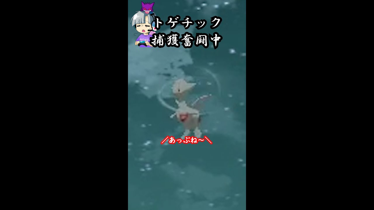 トゲチック捕獲奮闘中　-神エイム-【ポケモンレジェンズアルセウス】#Shorts