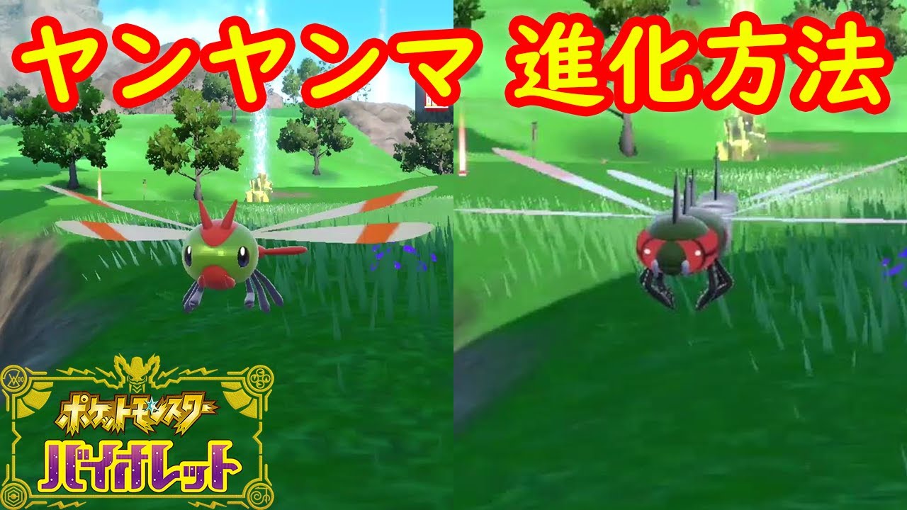 【ヤンヤンマ → メガヤンマ】特殊進化方法 攻略【ポケモン スカーレット・バイオレット】