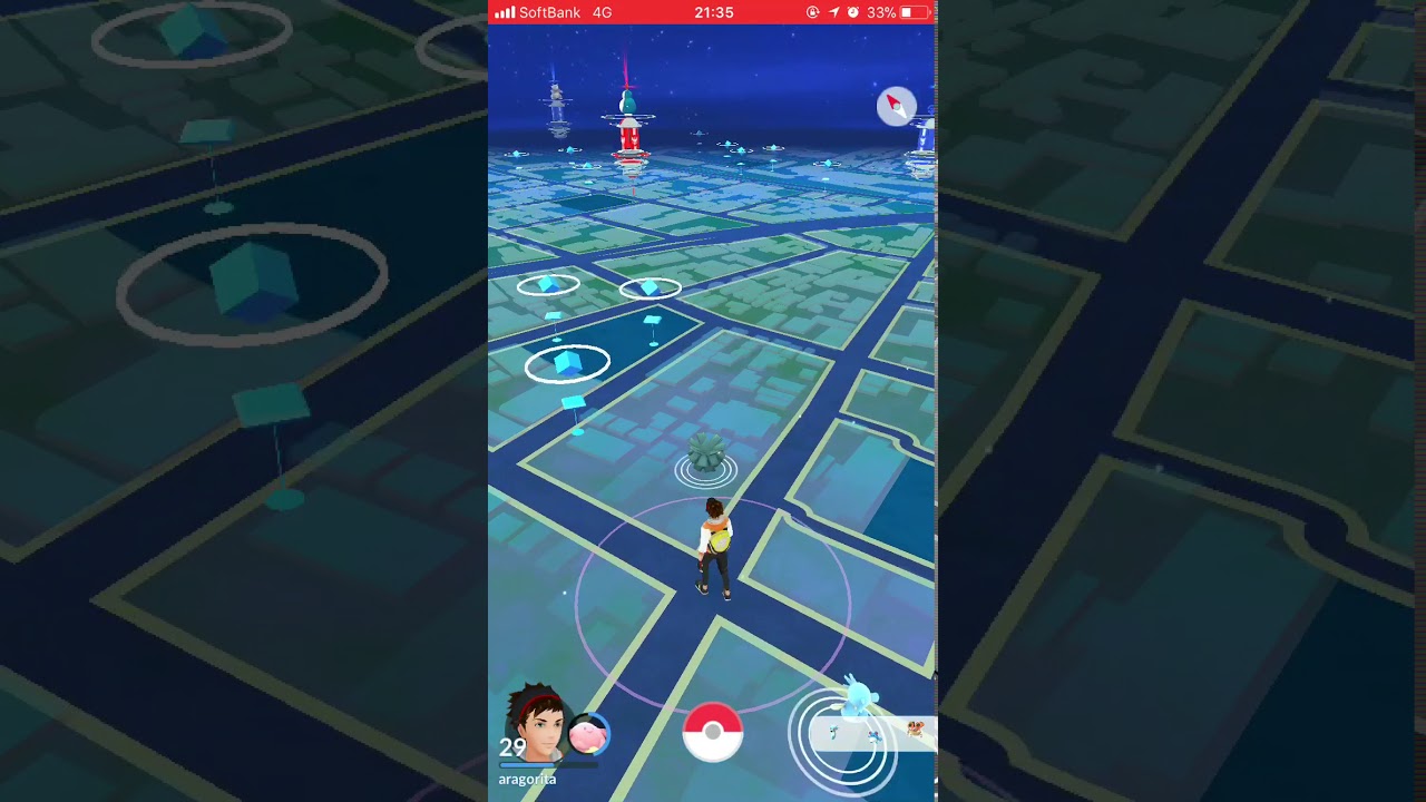 ポケモンGOクヌギダマ初ゲット