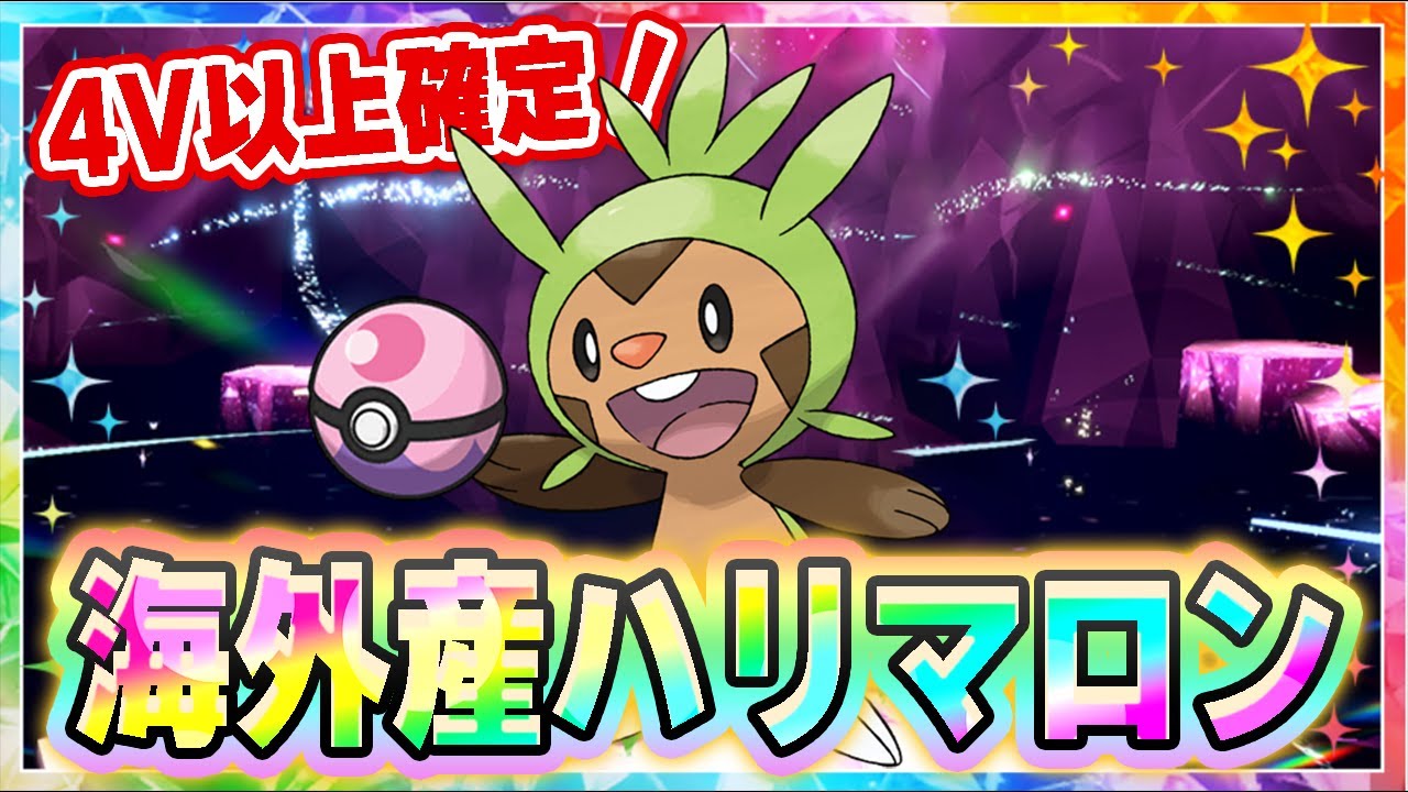 色違いがでやすくなる！海外産ハリマロン無料配布会！#1【海外産ハリマロン】【ポケモンSV】【色違いハリマロン】