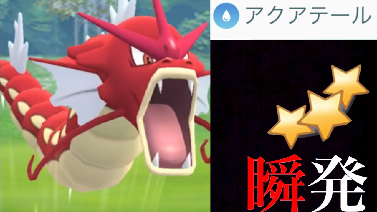 【ポケモンGO】アクアテールギャラドスの本領発揮！？スーパーリーグやハイパーリーグで活躍させることは出来るのか・・！？【コイキング・コミュニティデイ】