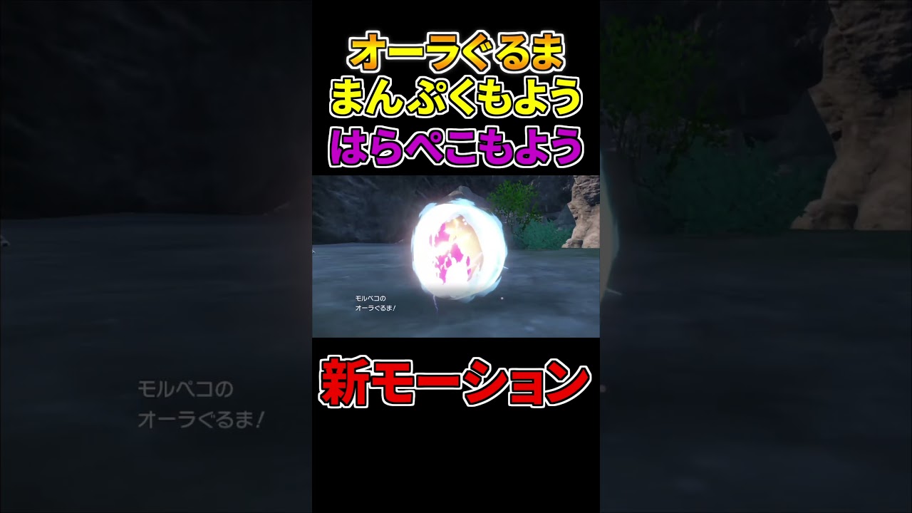 DLCで追加されたモルペコのリニューアルされた3つの新しい演出がこちら【ポケモンSV】【ゼロの秘宝】 #shorts  #ポケモン #ポケモンsv #ポケモン対戦