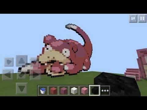 マインクラフトでヤドンつくってみた！