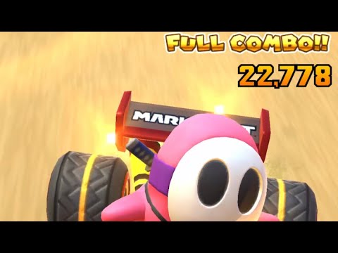 【マリオカートツアー】Wii カラカラいせき RX【フルコンボ】