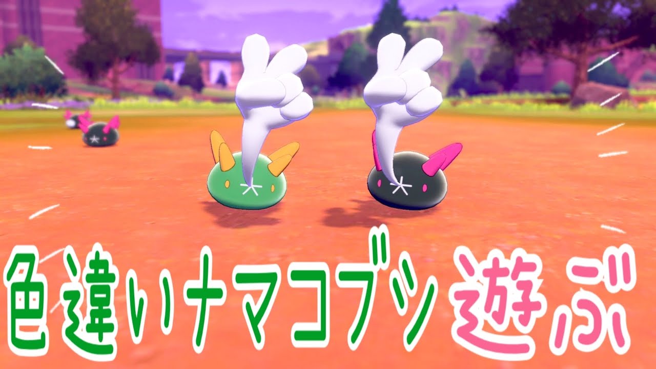 【ポケモンキャンプ#20】ずんだ餅カラーの色違いナマコブシがめちゃくちゃ可愛い件！Shiny Pokémon