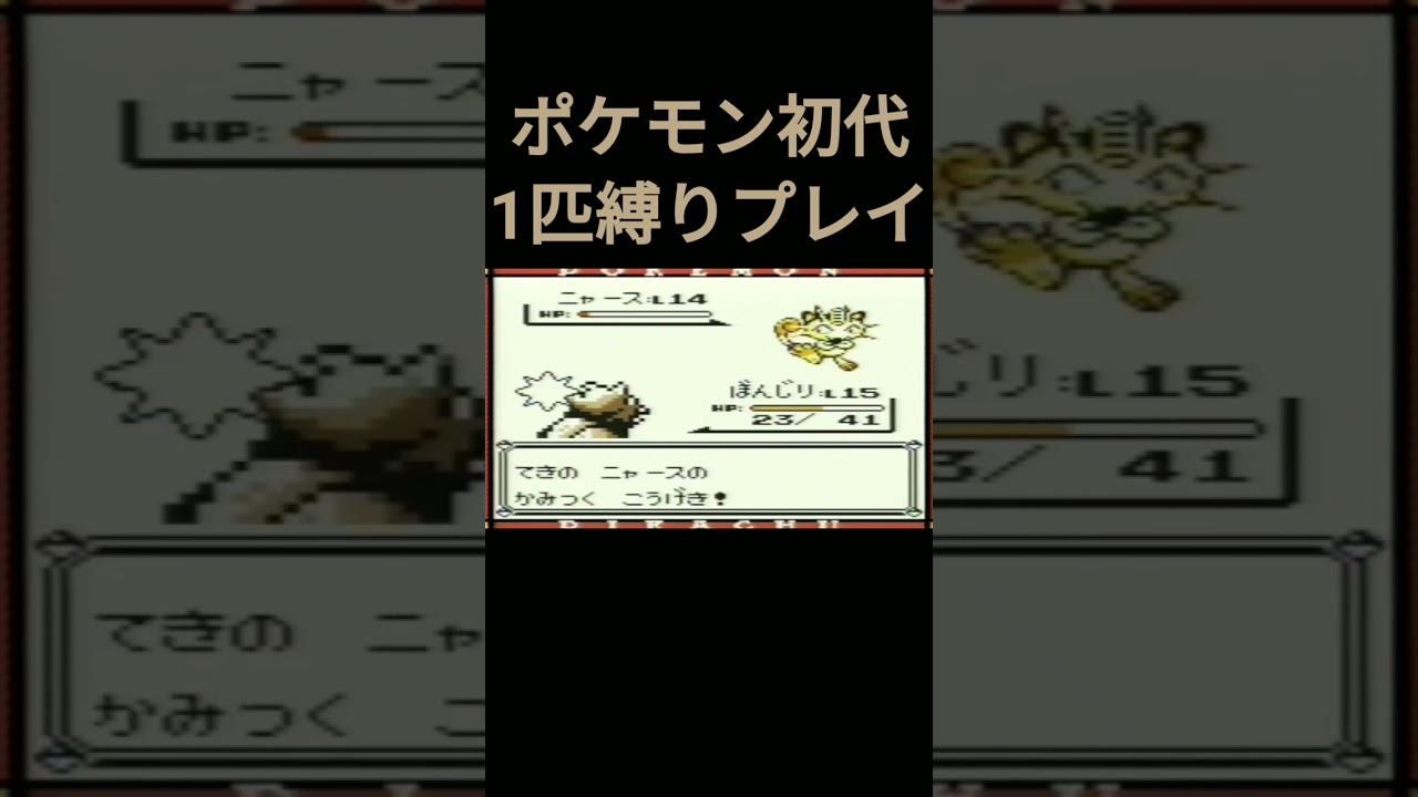 【ポケモン初代】ポケモン初代1匹縛りプレイ!!オニスズメver【縛りプレイ】#ポケモン初代 #縛りプレイ #オニスズメ #オニドリル #ゲーム実況