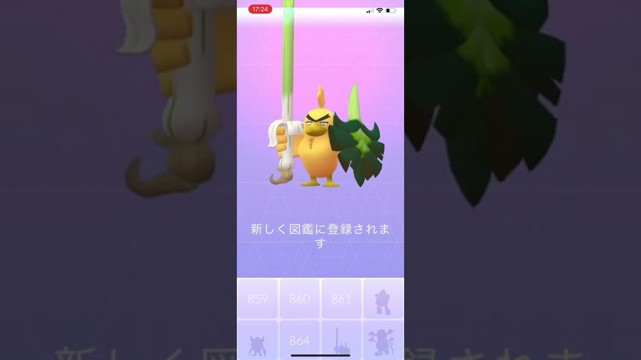 ポケモンgo☆色違いカモネギ〜ネギガナイトへ進化！#shorts #いろち #かっこいい