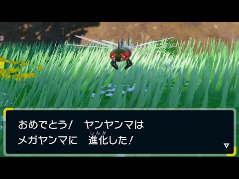 ヤンヤンマ進化方法メガヤンマ【ポケモンsv】入手場所DLC攻略実況