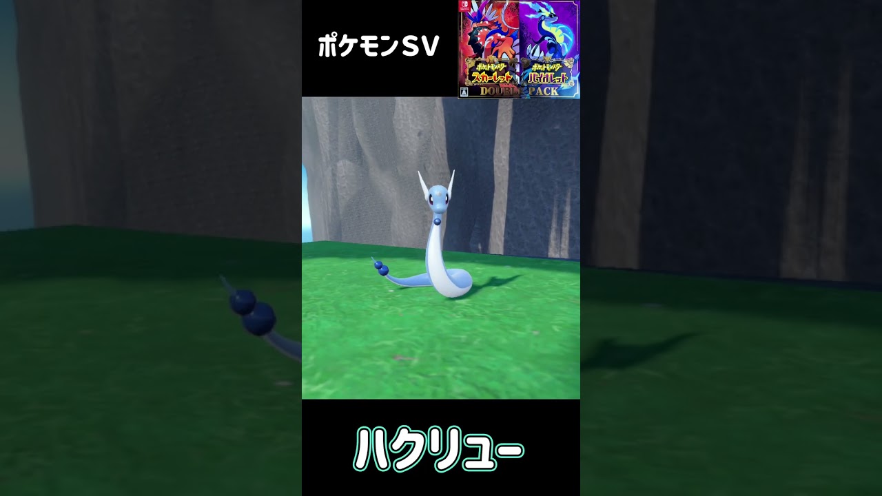 ポケモンＳＶ　ミニリュウ進化　ハクリュー進化　カイリュー Dratini Dragoair Dragonite