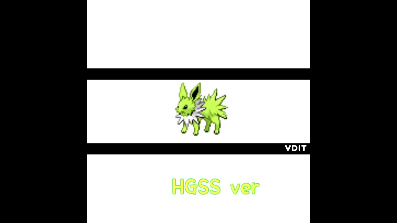 サンダース　動くドット絵まとめ　旧鳴き声付　#pokemon #ポケモン #サンダース