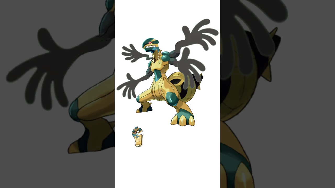 ゼクロム＋デスカーンを合成したモンスター　#ポケモンフュージョン #pokemon #改造ポケモン  #伝説のポケモン #pokemonbw